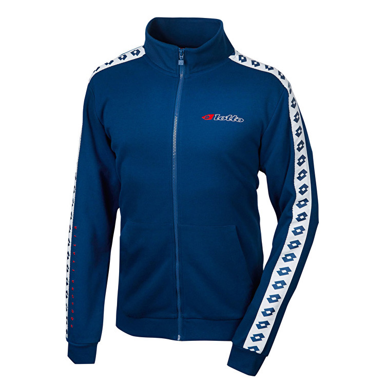 Lotto Athletica Due Sweat Fz Pl Sweatshirt Mavi | ELNKJYVD