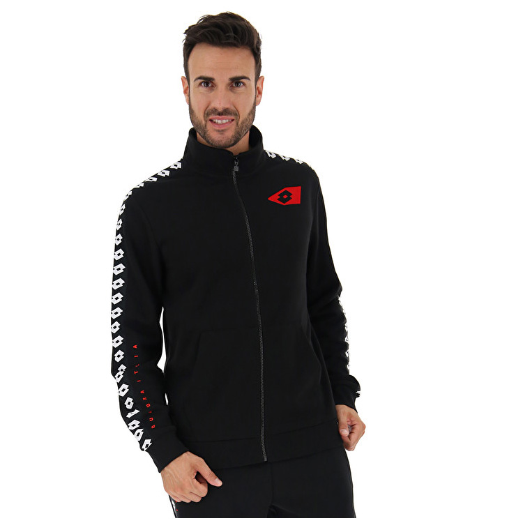 Lotto Athletica Due Sweat Fz Pl Sweatshirt Siyah | GVUX1SBY