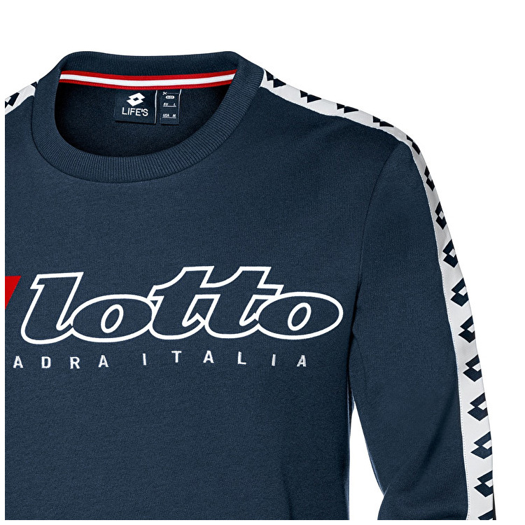 Lotto Athletica Due Sweat Sweatshirt Mavi | 9B345SQ0