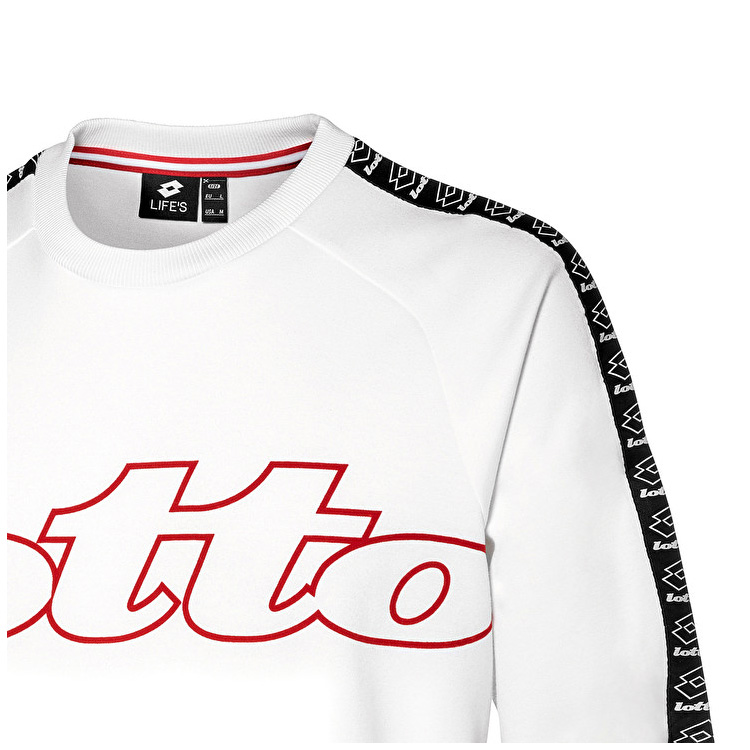 Lotto Athletica Ii Sweat Sweatshirt Beyaz | JL9VN3XC