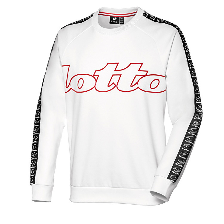 Lotto Athletica Ii Sweat Sweatshirt Beyaz | JL9VN3XC