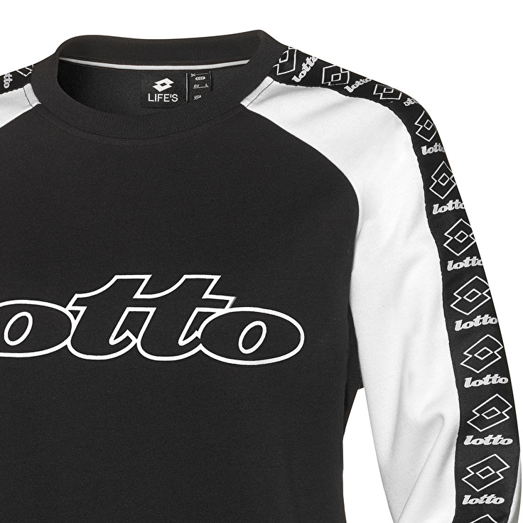 Lotto Athletica Ii Sweat W Sweatshirt Siyah / Beyaz | NSADAKR3