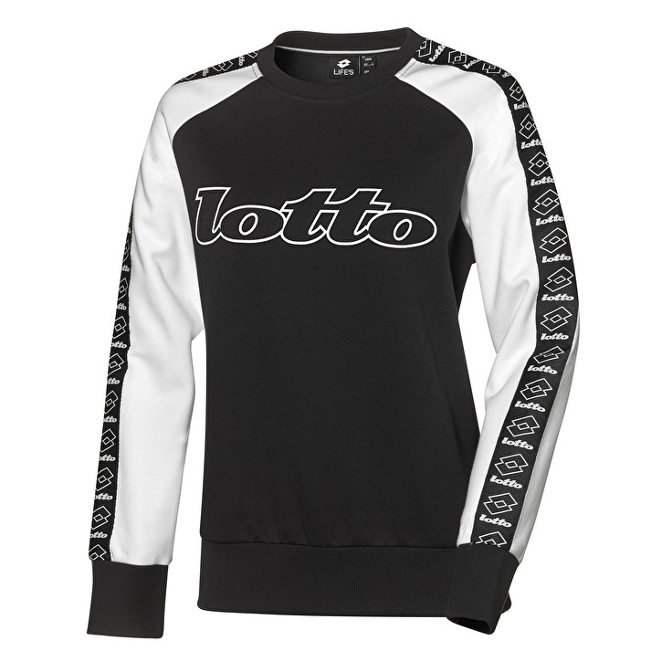 Lotto Athletica Ii Sweat W Sweatshirt Siyah / Beyaz | NSADAKR3