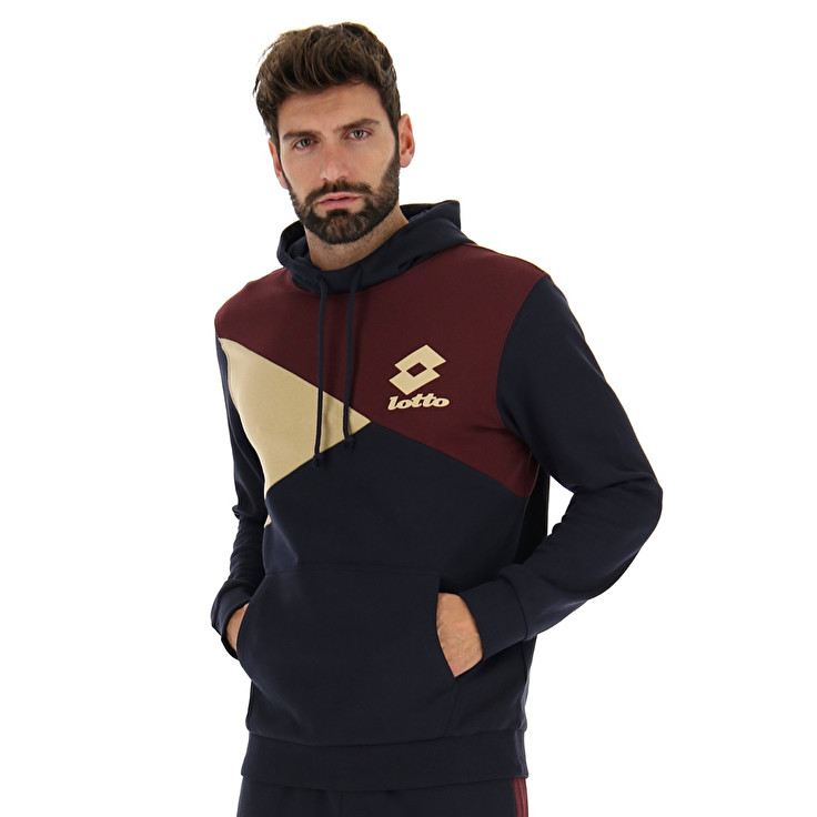 Lotto Athletica Lg Iii Sweat Hd Fl Sweatshirt Lacivert / Kırmızı | UFPO9YGM