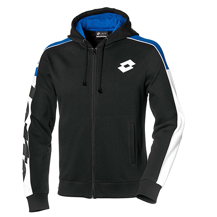 Lotto Athletica Lg Suit Hd Fl Sweatshirt Mavi / Siyah | UKFBDLAL