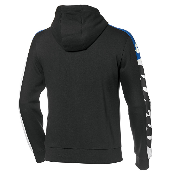 Lotto Athletica Lg Sweat Fz Hd Fl Sweatshirt Siyah / Mavi | DX623XVB