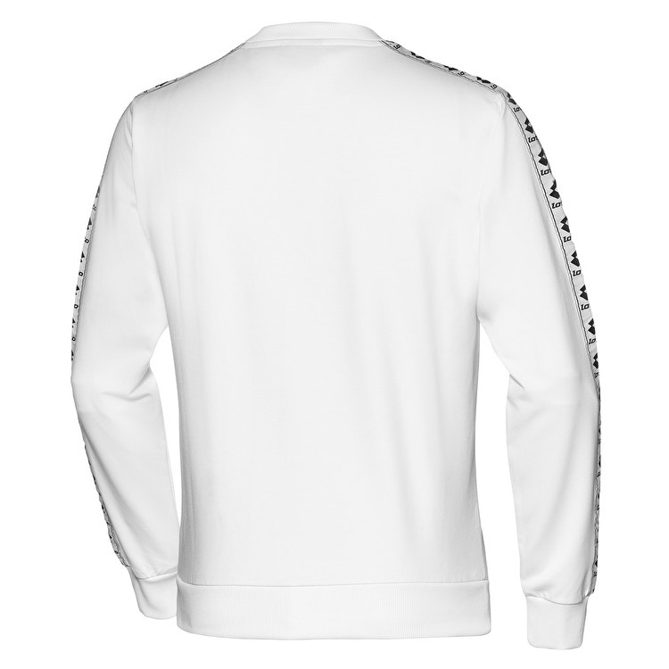 Lotto Athletica Sweat Rn Sweatshirt Beyaz | INUYIADB