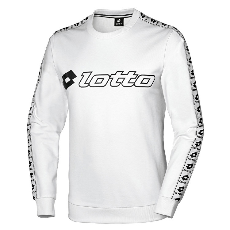 Lotto Athletica Sweat Rn Sweatshirt Beyaz | INUYIADB