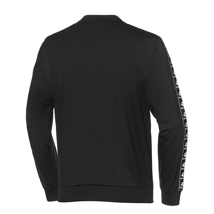 Lotto Athletica Sweat Rn Sweatshirt Siyah | MMKGVWWR