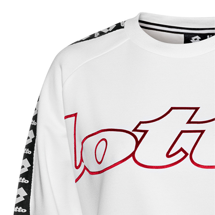 Lotto Athletica W Iii Sweat Sweatshirt Beyaz | DOLUAXQ9