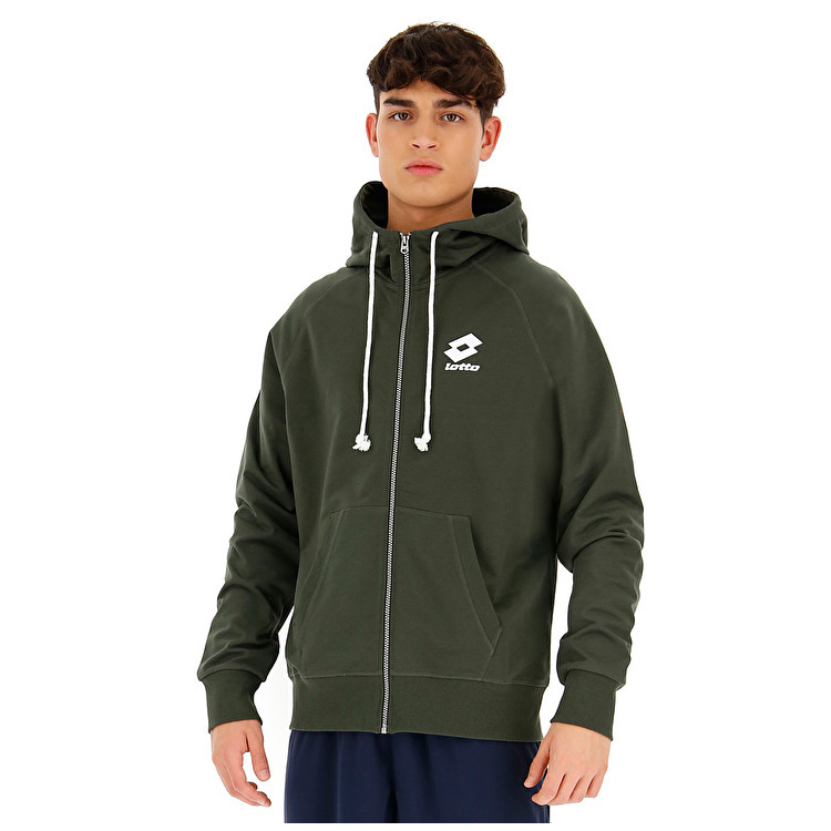 Lotto Smart Sweat Fz Hd Ft Lb Sweatshirt Yeşil | 72SDDHQR