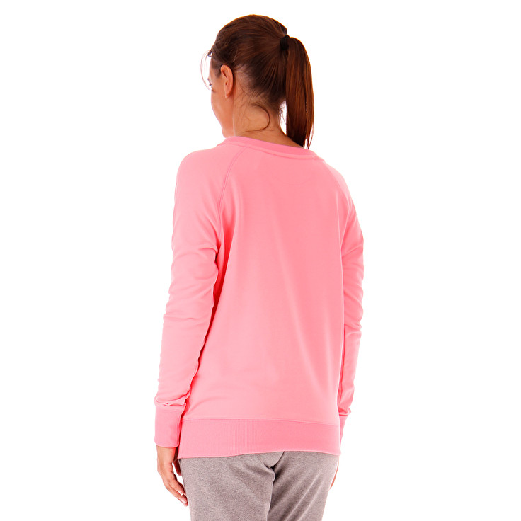 Lotto Smart Sweat W Sweatshirt Pembe | WGQ67LUC