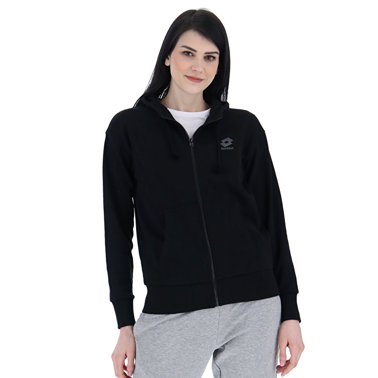 Lotto Smart W Ii Sweat Fz Hd Ft Sweatshirt Siyah | BWNANF3M