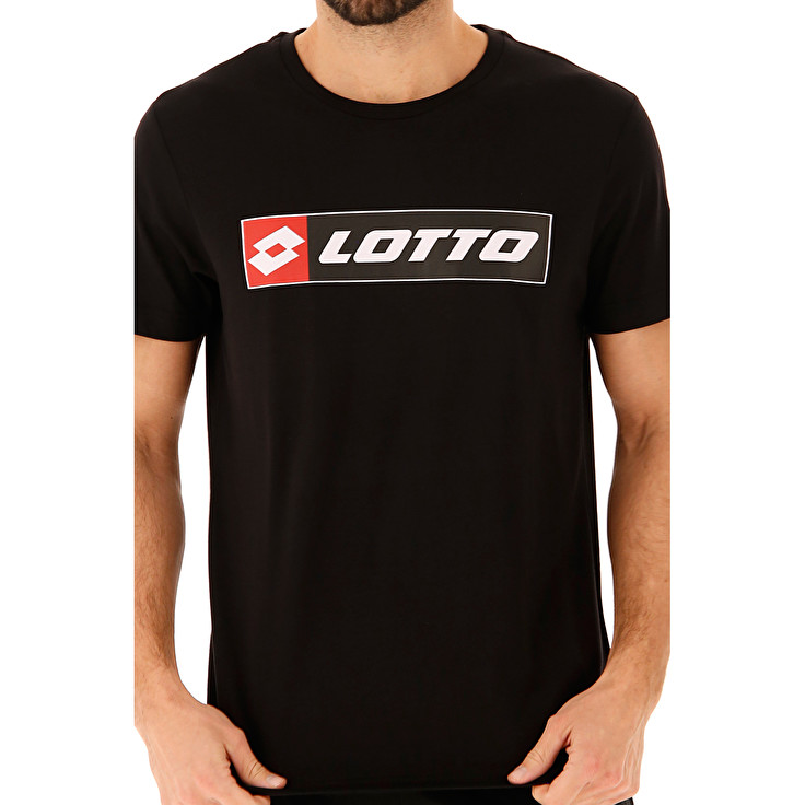 Lotto Tee Logo Js Tişört Siyah | ZHWH1ZPG