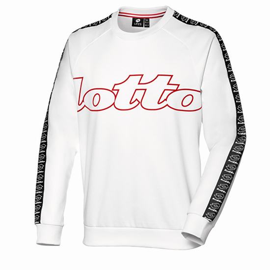 Lotto Athletica Ii Sweat Sweatshirt Beyaz | JL9VN3XC