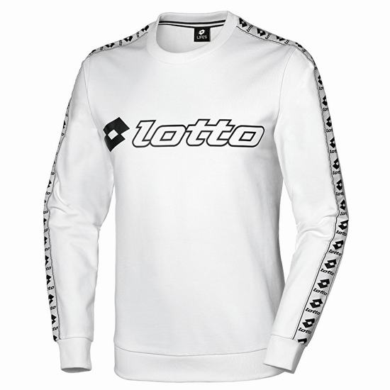 Lotto Athletica Sweat Rn Eşofman Beyaz | BEU6WEDC