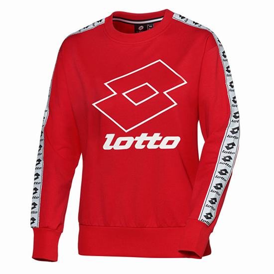 Lotto Athletica Sweat Rn W Eşofman Kırmızı / Beyaz | JPLUHKEF