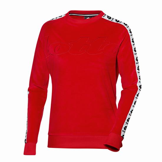 Lotto Athletica W Iii Sweat Sweatshirt Kırmızı | 73O96VNG